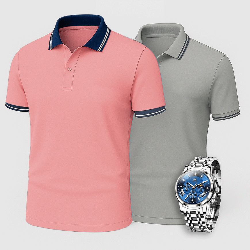 [Buy 2 Pay 1 Premiere Polo Shirts + Exclusive Premium Watch